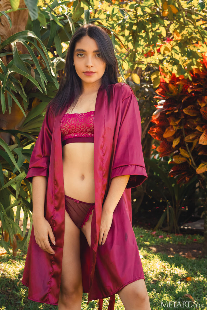 Abbie London Latina Beauty With Vibrant Colors A Perfect Backdrop To Her Sultry Charm