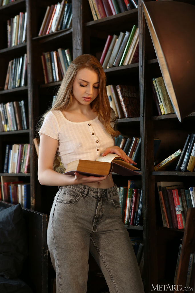 Emi Mur Wriggling Out Of Her Jeans And Lifting Her Top To Reveal Her Perky Breasts