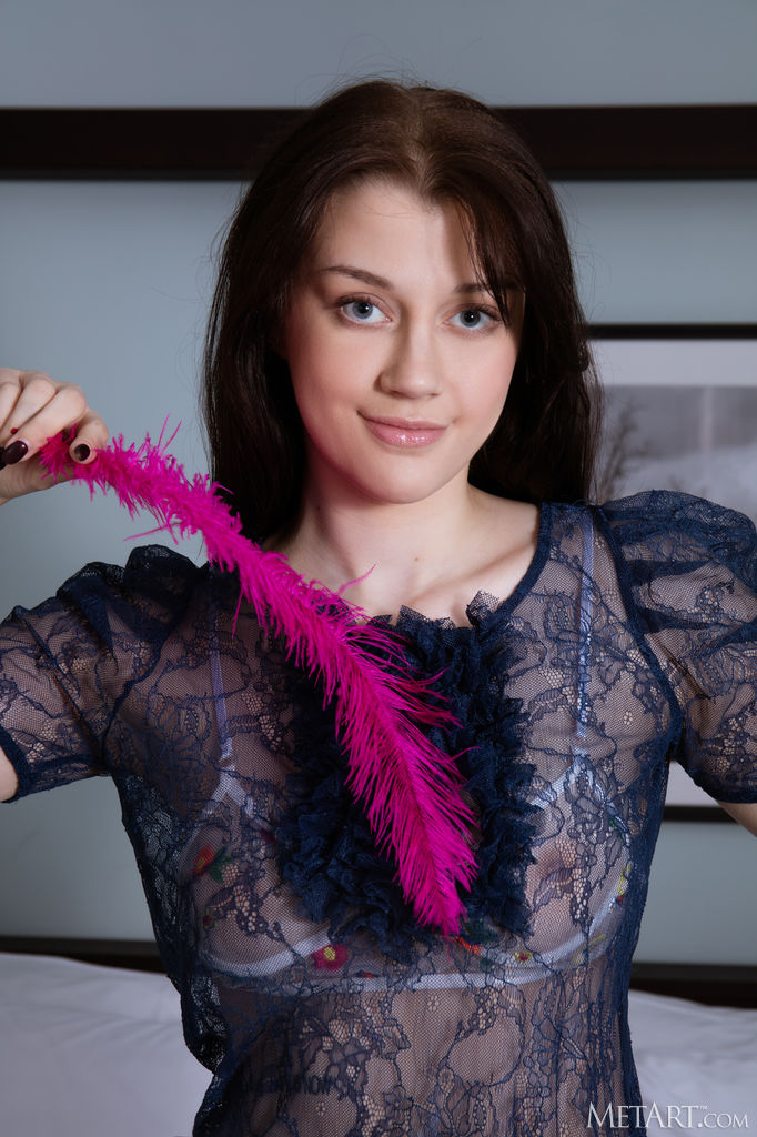 Enid Enchanting Natural Beauty's Panties Are So Transparent They Do Nothing To Hide
