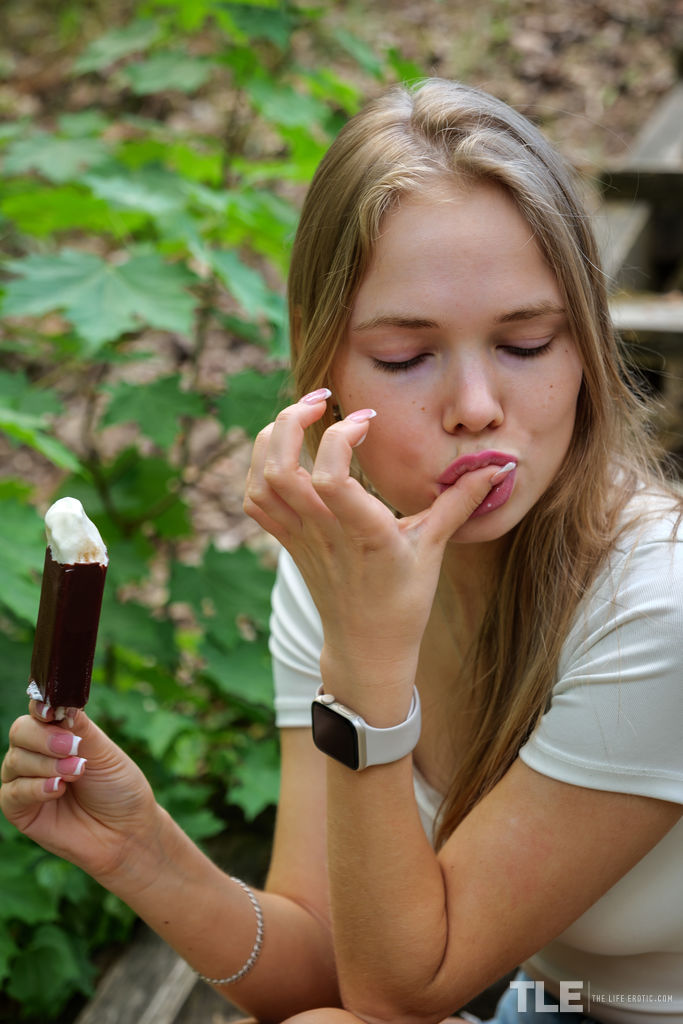 Latvian Blonde Luise Streaks Along Its Glossy Shaft - The Life Erotic